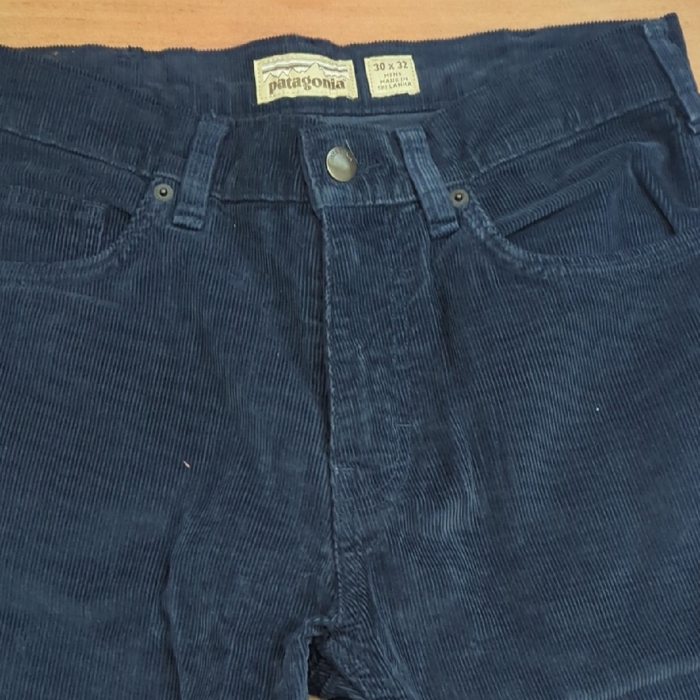 Patagonia Dark Blue Corduroy Trousers